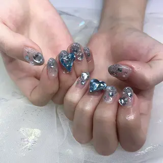 ネイル パーツ全部¥110 サロンミミのネイルデザイン