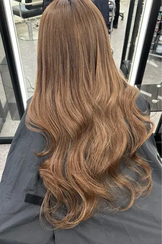ロング カラー nanaka 🤍韓国ワンホンヘアのヘアスタイル