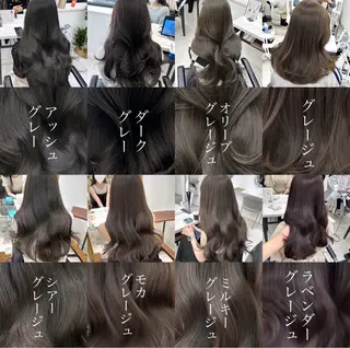 ロング カラー 透明感カラー 古山 結季🌙🖤のヘアスタイル