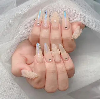 ロング カラー Bling Salonのネイルデザイン