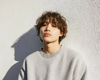 ショート パーマ メンズ ツイスパ/波巻き対応 メンズ特化　石川愛理のヘアスタイル