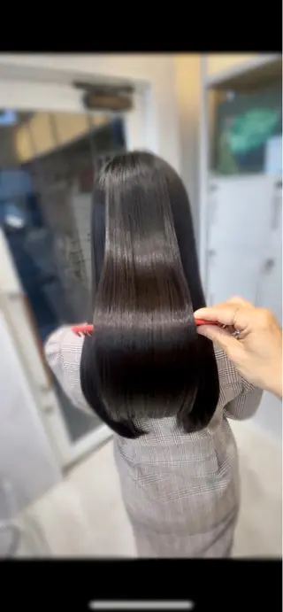 ロング 中顔面短縮 顔まわり新田大翔のヘアスタイル