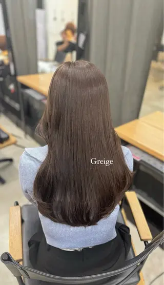 ロング カラー MIYUU NAKAYAMAのヘアスタイル