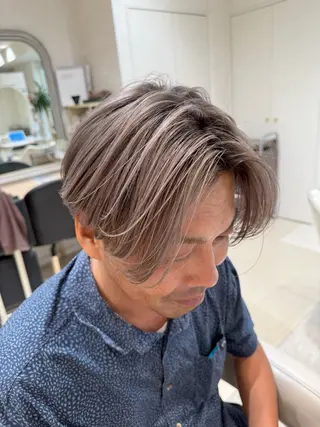 ショート カラー メンズ シアーベージュニスト 🥣大石亜里紗のヘアスタイル