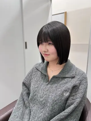 ショート カラー 渋谷/ボブ×髪質改善 輝来のヘアスタイル