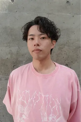 パーマ メンズ ディズニー大好き🏰 関谷彪のヘアスタイル