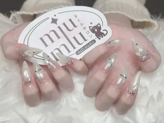 ロング yu naのネイルデザイン