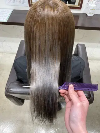 ロング カラー 𝐒𝐇𝐔𝐑𝐈 🦋艶カラー🦋のヘアスタイル