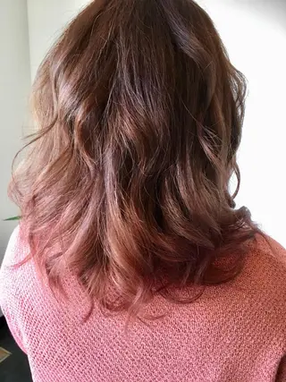 セミロング カラー 川合 勇気のヘアスタイル