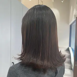 ミディアム 村山 豪歩のヘアスタイル