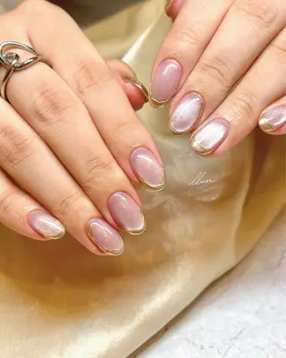 カラー パーマ illum hicariのネイルデザイン