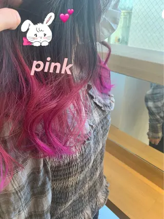 ミディアム カラー 新宿駅近♡個室 ♡関口三都季🌜のヘアスタイル