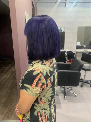 カラー 酸性ストレート 髪質改善のヘアスタイル