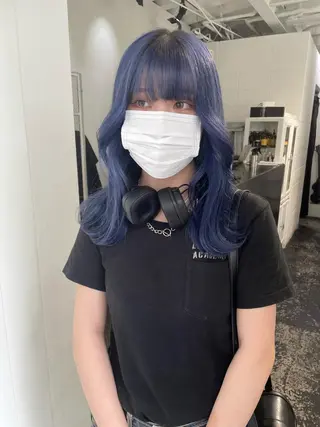 ロング カラー パーマ ヘアアレンジ メンズ キッズ ネイル マツエク・マツパ アイブロウ 艶ハイトーン/ヘア アレンジAYAKAのヘアスタイル