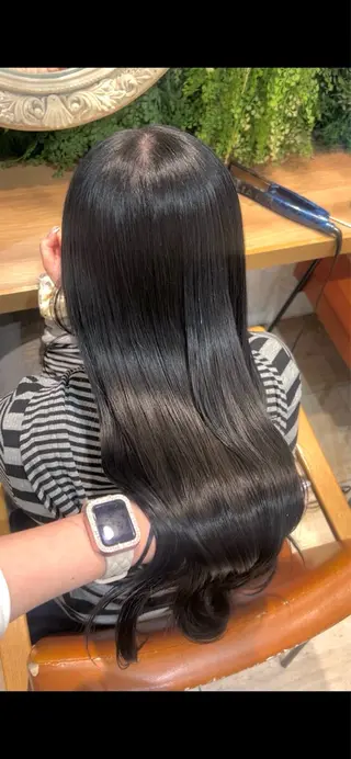 ロング カラー 髪質改善🫧艶カラー ✨エクステ🎀しゅりのヘアスタイル