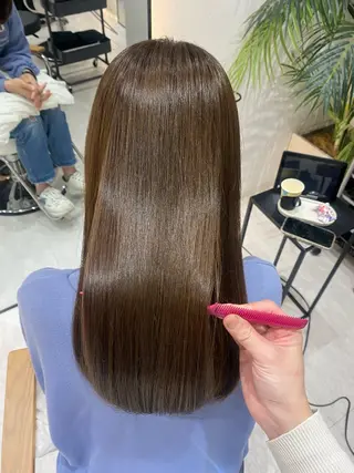 ロング 髪質改善/艶カラー 🎀レイヤーカットのヘアスタイル