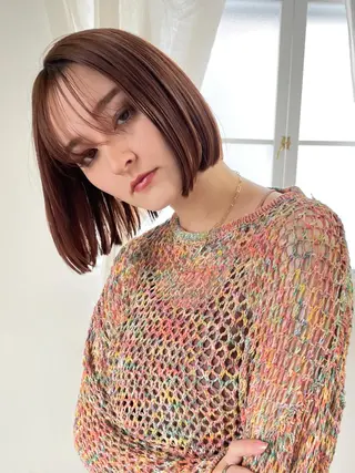 ショート 韓国風🤍 イワサキ　リコ🍒のヘアスタイル