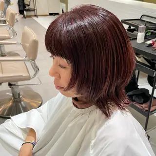 カラー 🎯🦖ʜᴀɴᴀ 似合わせショート🌷のヘアスタイル