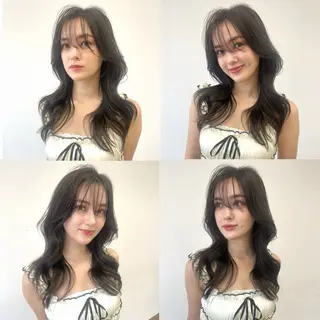 ロング カラー miku/ 透明感カラーのヘアスタイル