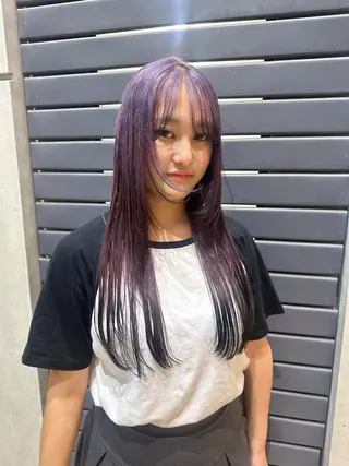 ロング カラー 脇田 光理のヘアスタイル