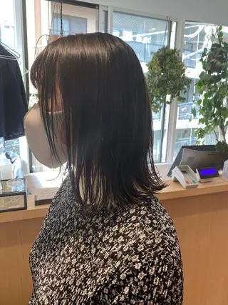 ミディアム 🟩白髪ぼかし/ボブ /ショートヘア/大司のヘアスタイル