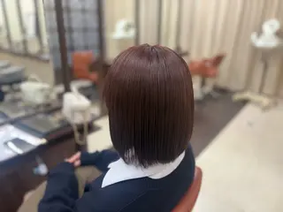 ミディアム カラー 垢抜け×韓国風/ ハイトーン/朝倉友香のヘアスタイル