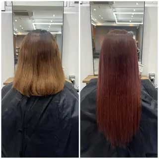 ロング カラー ショート/ウルフ カットモデル募集のヘアスタイル