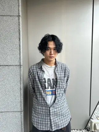 パーマ メンズ 渋谷　無料カット /コウシロウのヘアスタイル