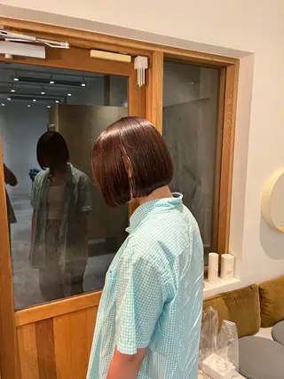 ショート カラー カットカラー/鎌倉 縮毛矯正/大空のヘアスタイル