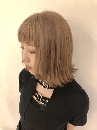 ショート カラー シールエクステ×美髪 改善/ヨシモトカンジのヘアスタイル