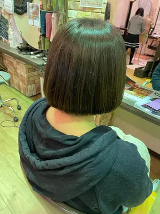 ミディアム hair make echo滿木あい花のヘアスタイル