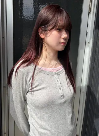 ロング カラー コツ🧚ハイトーン /カラー/名古屋/栄のヘアスタイル