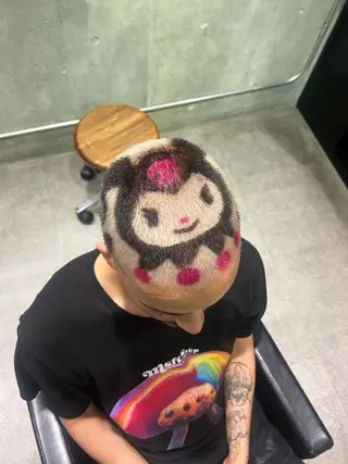 ショート カラー メンズ 柴田 愛奈のヘアスタイル