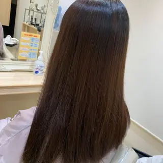 カラー パーマ 韓国風🌷✨ 守屋紗希のヘアスタイル