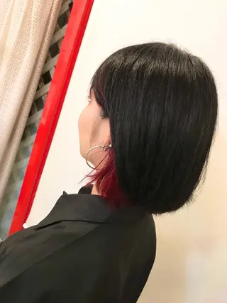 ショート カラー 栄/レイヤーカット /ケアブリーチ🍁楓のヘアスタイル