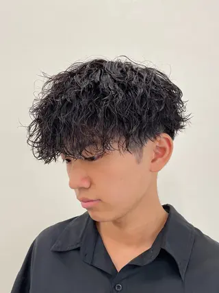 パーマ メンズ 大阪美容師 井上智博のヘアスタイル