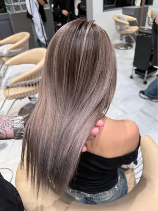 ミディアム 似合わせカラーの達人 ダブルカラー/森栄範のヘアスタイル