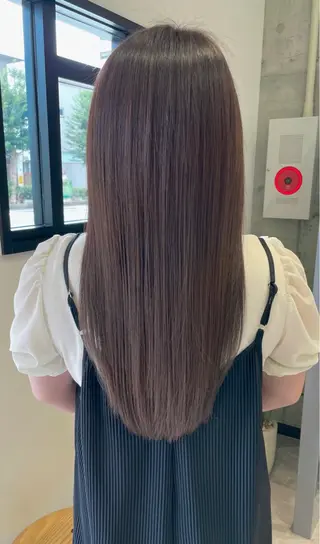 ロング カラー ドライ カット✂️髪質改善のヘアスタイル
