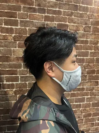 ショート カラー パーマ ヘアアレンジ メンズ キッズ ネイル マツエク・マツパ アイブロウ 久木原 ゆりのヘアスタイル