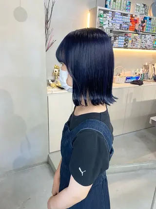 ミディアム カラー 前橋 姫奈のヘアスタイル