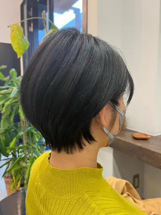 ショート カラー パーマ 香取 康平のヘアスタイル