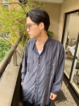 ショート メンズ カラー パーマ KOUSUKE /レイヤーカットのヘアスタイル