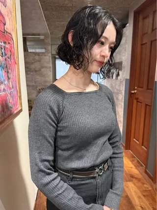 ショート カラー パーマ mai / linoah˚✧のヘアスタイル