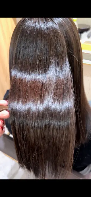 セミロング カラー 長濱 奏のヘアスタイル