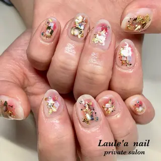 カラー ネイル マツエク・マツパ 福田 加奈のネイルデザイン