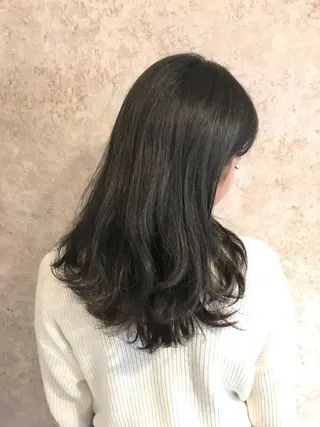 ミディアム カラー 髪質改善/美髪ケア ✨岡野右京のヘアスタイル