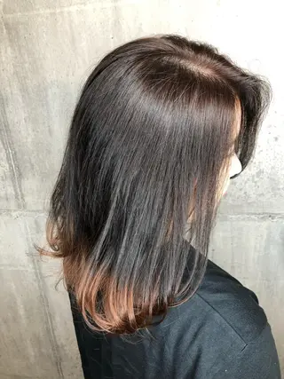 セミロング カラー 過去一の柔髪ヘア 🌿einshairのヘアスタイル