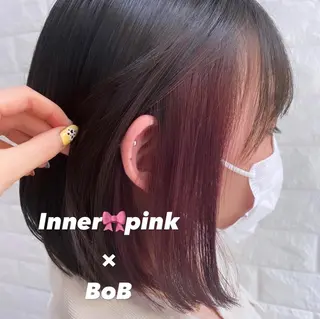 ミディアム カラー chinatsu 🧸𖤐⡱のヘアスタイル