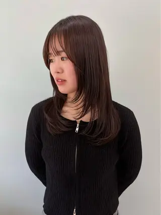 セミロング レイヤー/髪質改善 🫧小町 紗耶華のヘアスタイル