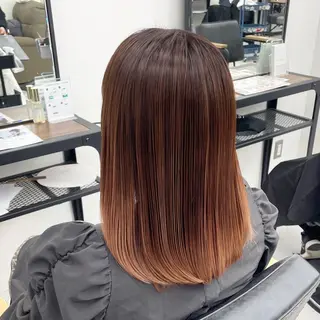 ロング カラー パーマ ヘアアレンジ メンズ mona/ ストレートスタイル✨のヘアスタイル